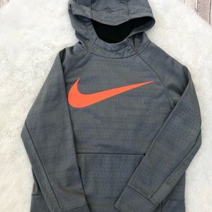 Nike thermafit boys hoodie Medium Gray B(9)